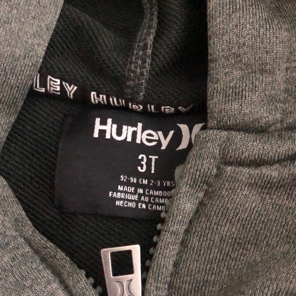 Like new - greenish grey toddler zip up 3T - Picture 4 of 4